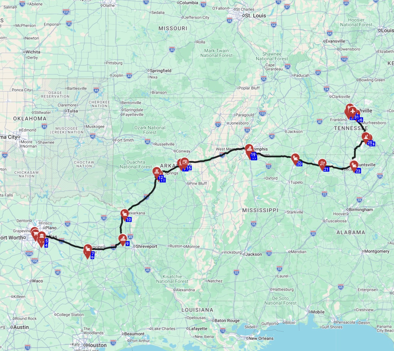 dallas_to_nashville_rv_road_trip_motorhome_route