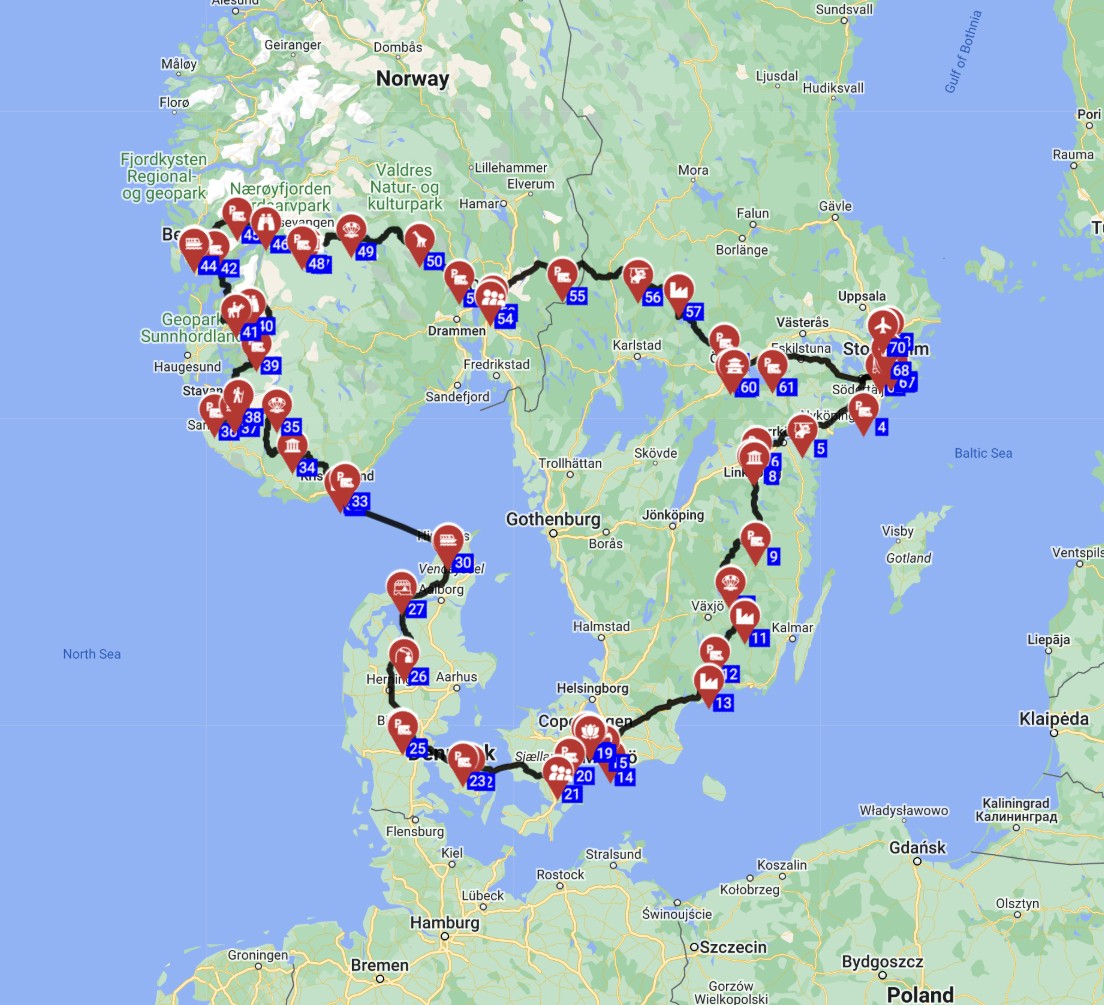 Stockholm Round trip - Sweden Denmark and Norway Family Adventure