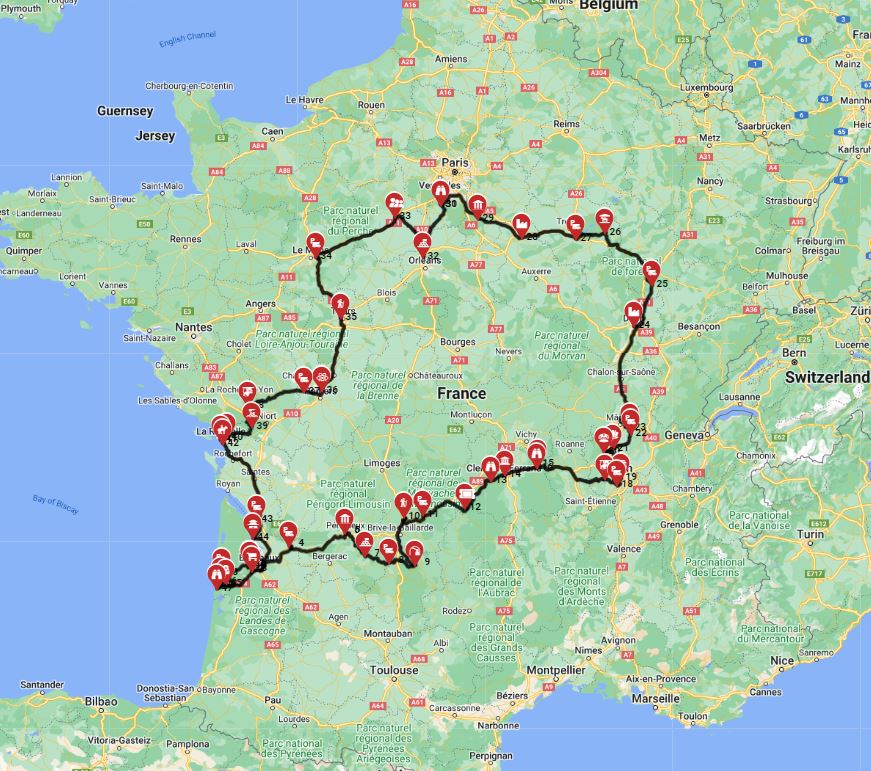 Bordeaux Roundtrip - Vineyards to Valleys