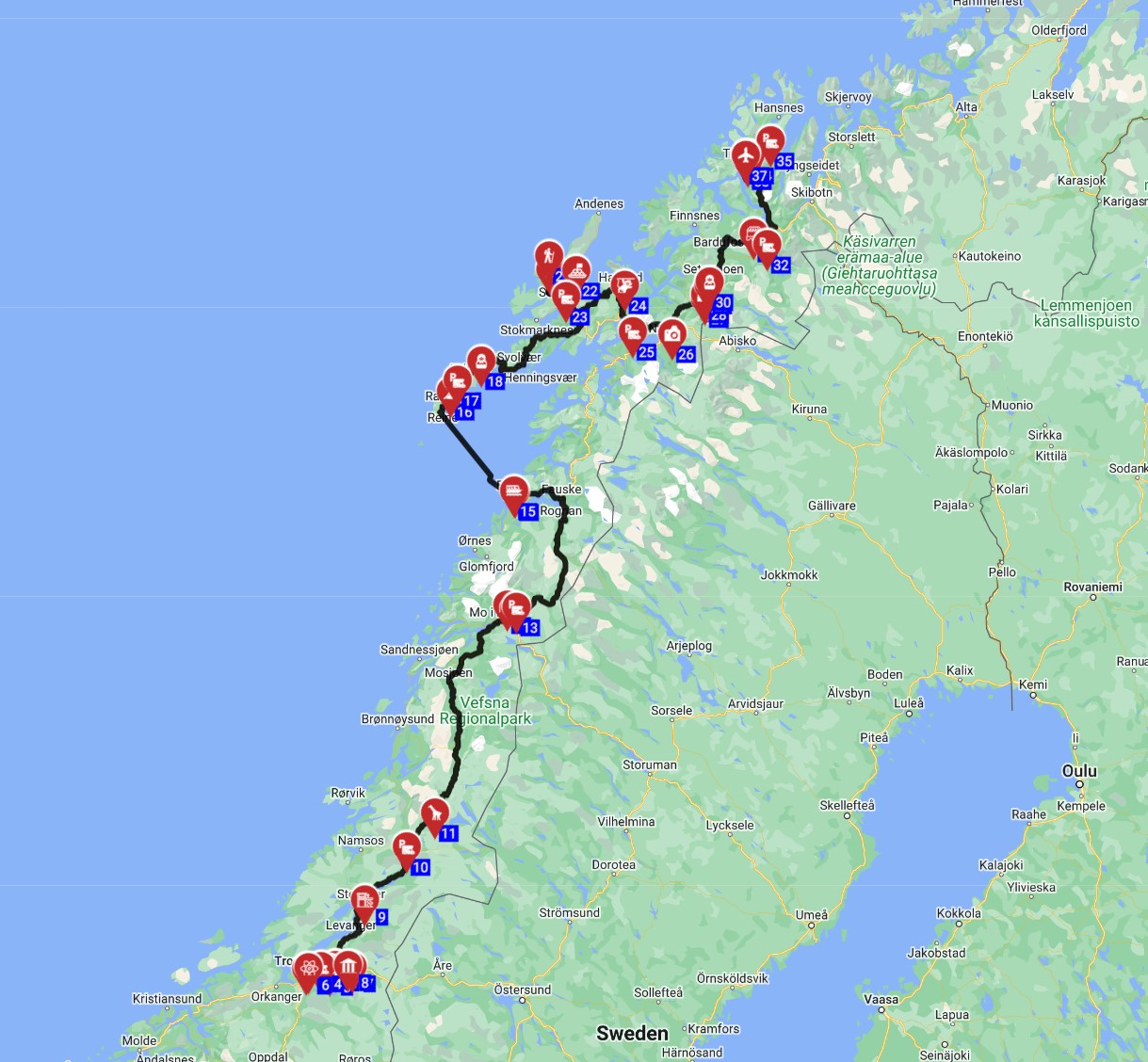 Trondheim to Tromsø  - Norwegian Heritage and Adventure