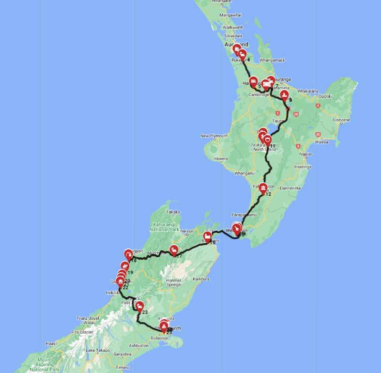 Auckland to Christchurch - Kiwi Road Trip From City Lights to Alpine Heights