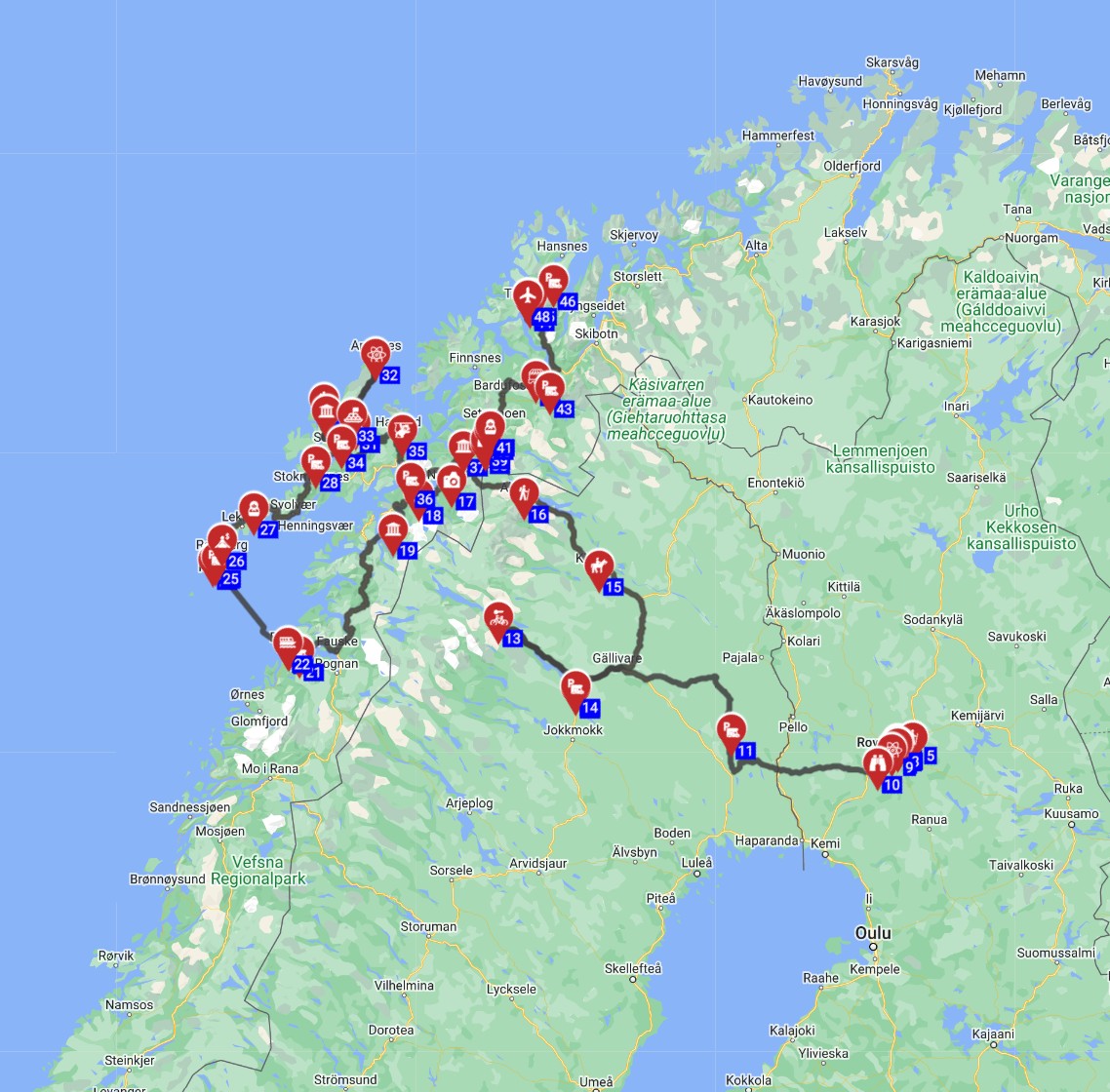 Rovaniemi to Tromsø - The Nordic Discovery Route