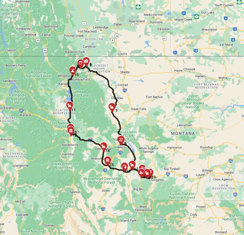 Bozeman Roundtrip - Going to the Sun