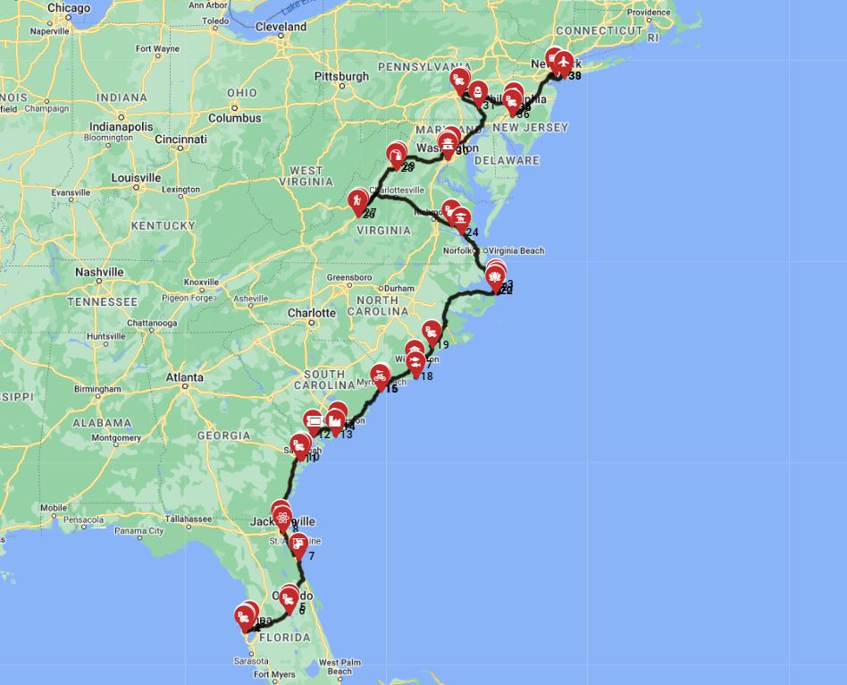 Tampa to New York