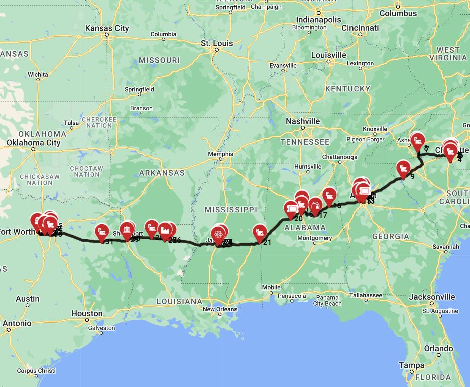 Charlotte to Dallas