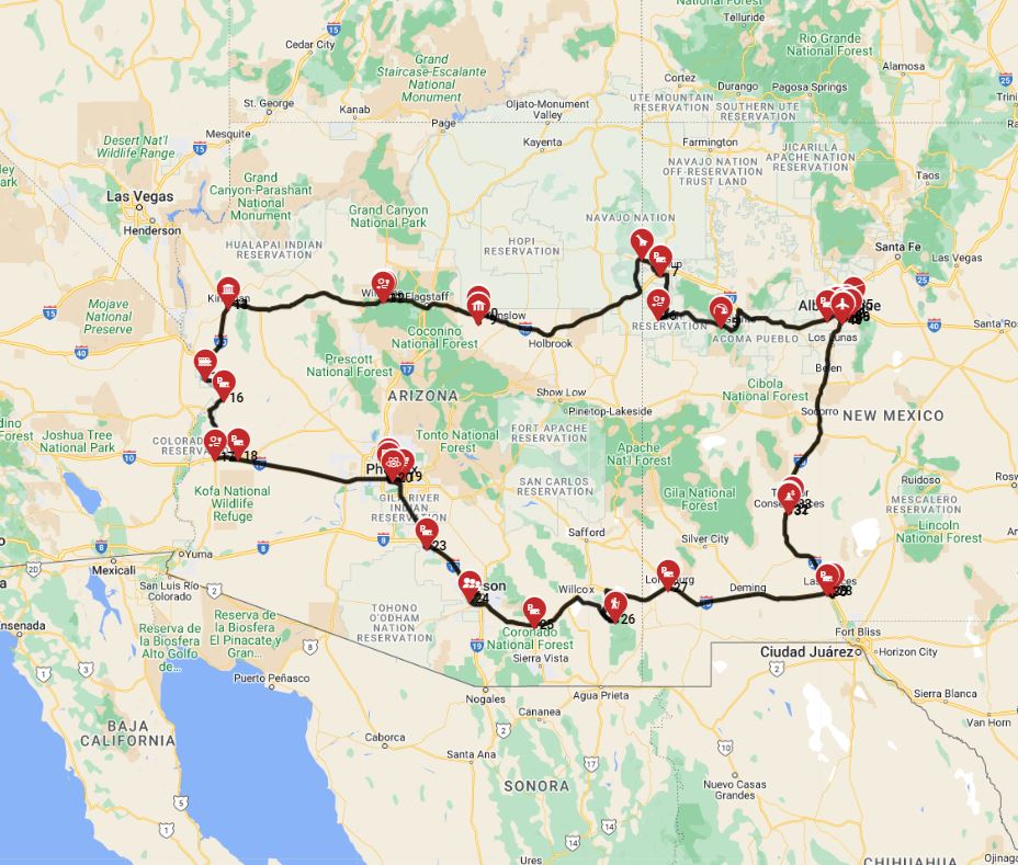 Albuquerque Roundtrip -South West