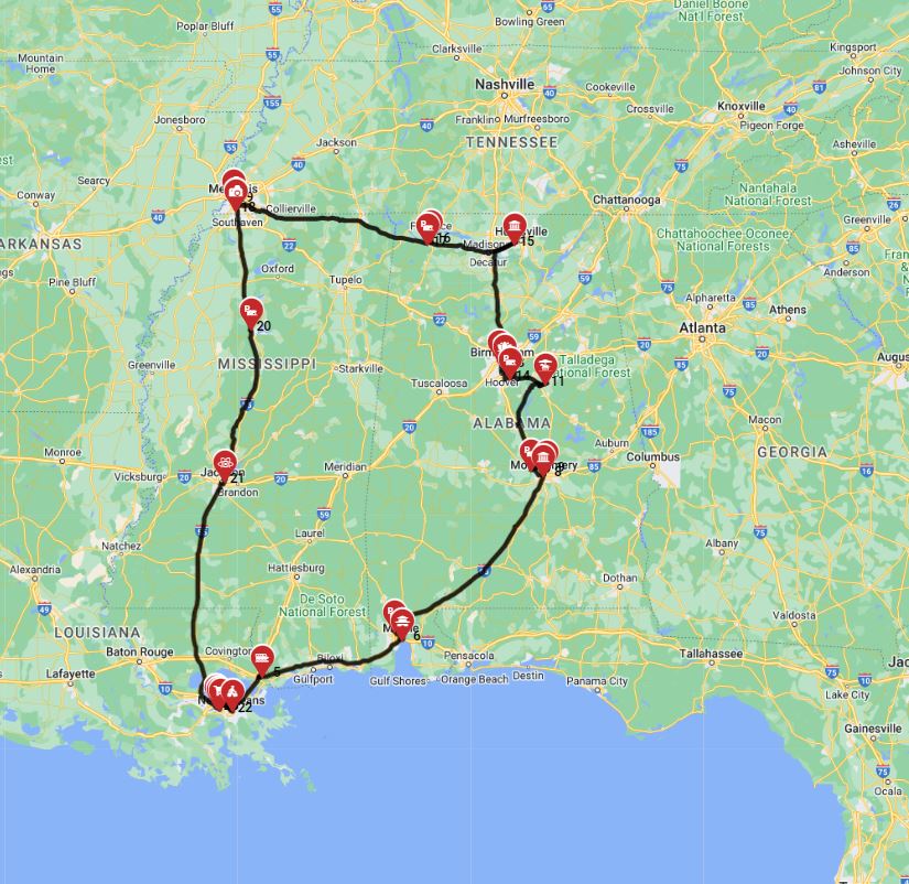 New Orleans  Roundtrip - North